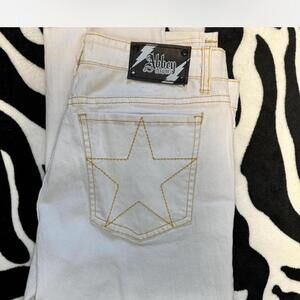 NWOT White Abbey Dawn Jeans with zippered ankle